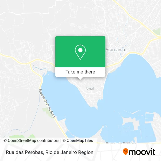 Rua das Perobas map