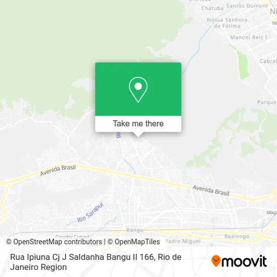 Rua Ipiuna Cj J Saldanha Bangu II 166 map