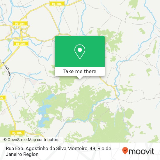 Mapa Rua Exp. Agostinho da Silva Monteiro, 49