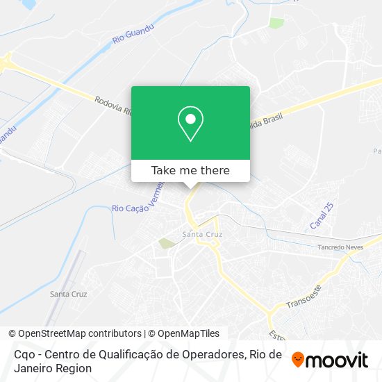 Cqo - Centro de Qualificação de Operadores map