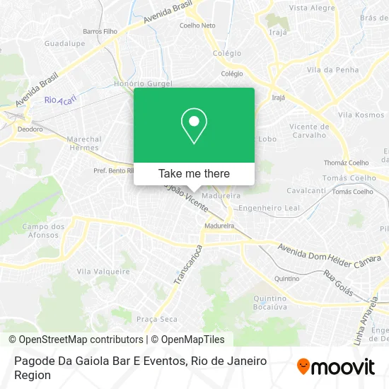 Pagode Da Gaiola Bar E Eventos map