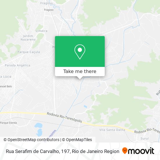 Rua Serafim de Carvalho, 197 map