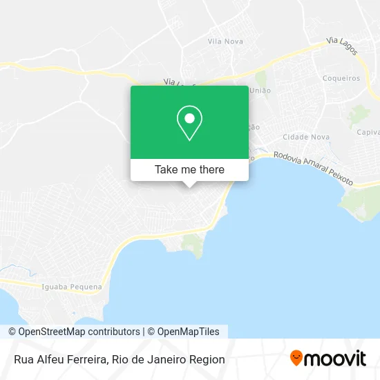 Rua Alfeu Ferreira map