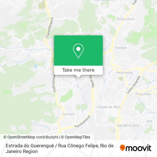 Estrada do Guerenguê / Rua Cônego Felipe map