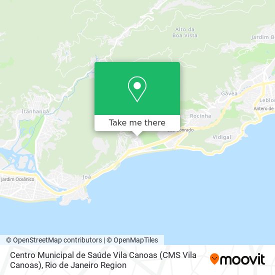 Mapa Centro Municipal de Saúde Vila Canoas (CMS Vila Canoas)