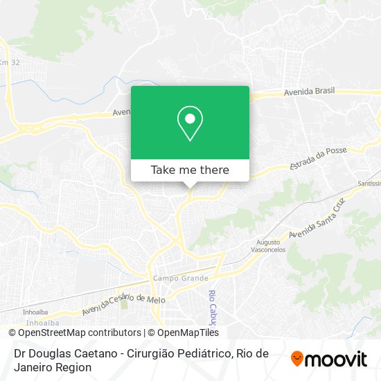 Dr Douglas Caetano - Cirurgião Pediátrico map