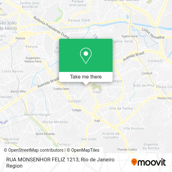 RUA MONSENHOR FELIZ 1213 map