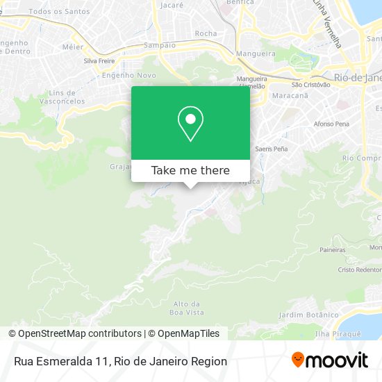 Mapa Rua Esmeralda 11