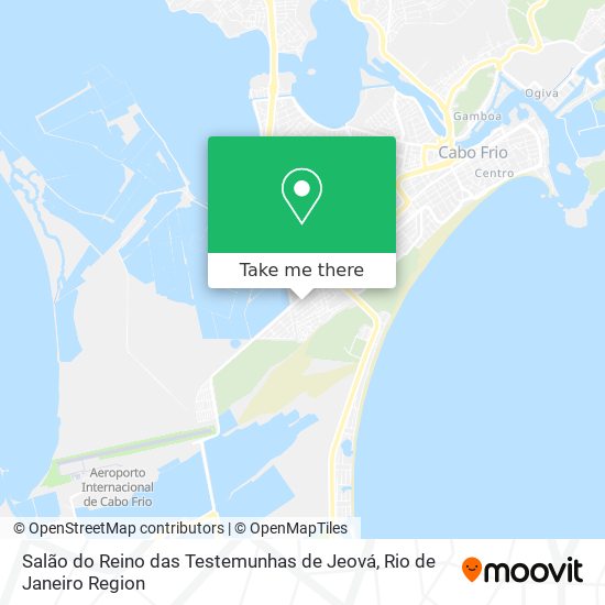 Salão do Reino das Testemunhas de Jeová map