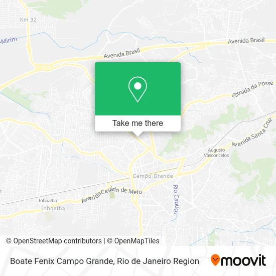 Boate Fenix Campo Grande map