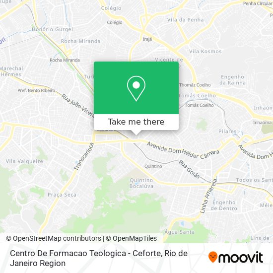 Centro De Formacao Teologica - Ceforte map