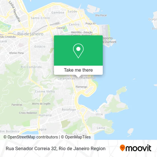 Rua Senador Correia 32 map