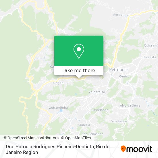 Dra. Patrícia Rodrigues Pinheiro-Dentista map