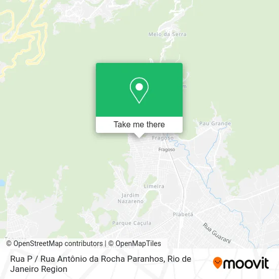 Rua P / Rua Antônio da Rocha Paranhos map