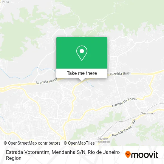 Estrada Votorantim, Mendanha S / N map