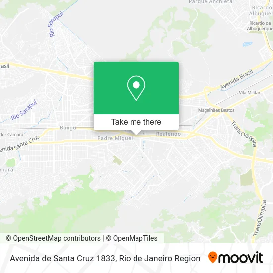 Avenida de Santa Cruz 1833 map