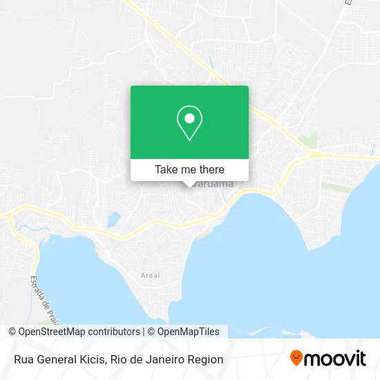 Rua General Kicis map