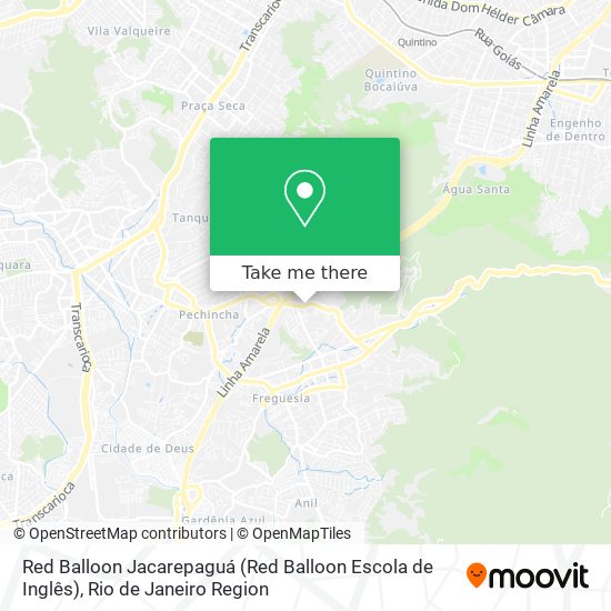 Red Balloon Jacarepaguá (Red Balloon Escola de Inglês) map