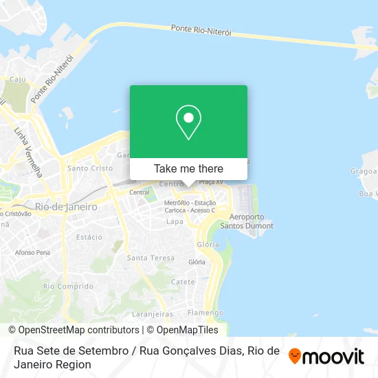 Rua Sete de Setembro / Rua Gonçalves Dias map