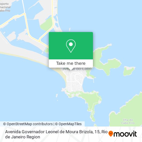 Mapa Avenida Governador Leonel de Moura Brizola, 15