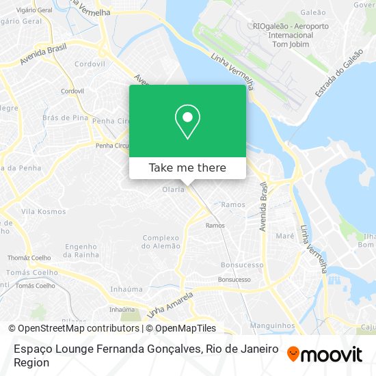 Espaço Lounge Fernanda Gonçalves map