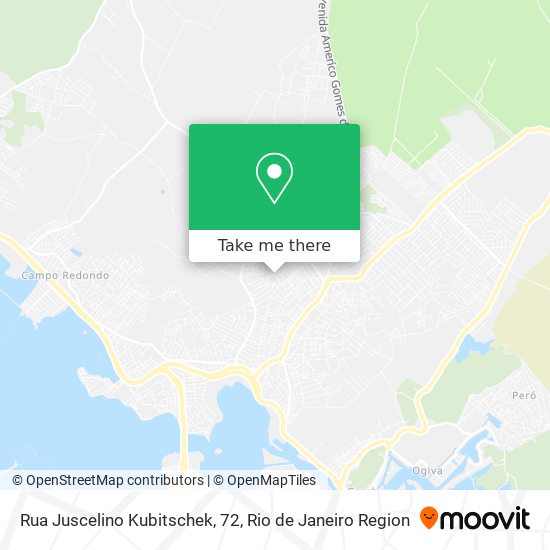 Rua Juscelino Kubitschek, 72 map