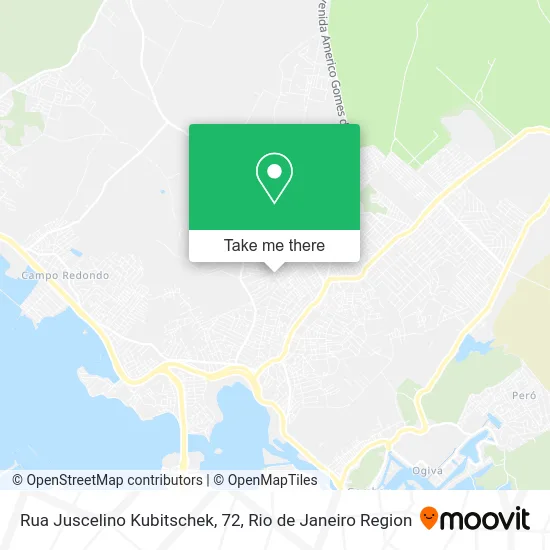 Rua Juscelino Kubitschek, 72 map