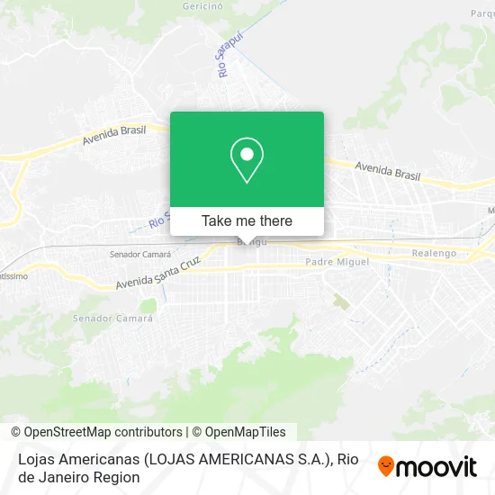 Lojas Americanas (LOJAS AMERICANAS S.A.) map