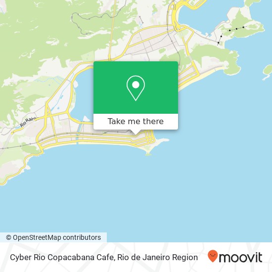 Cyber Rio Copacabana Cafe map