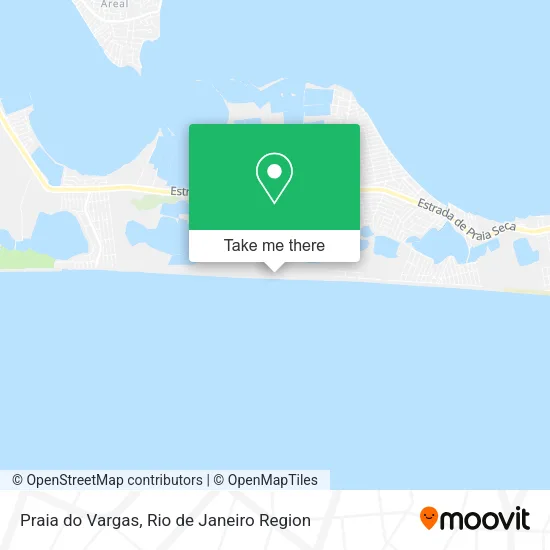 Praia do Vargas map