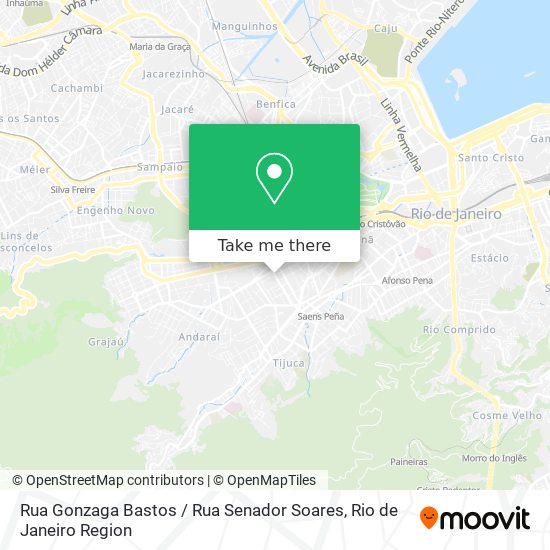 Rua Gonzaga Bastos / Rua Senador Soares map