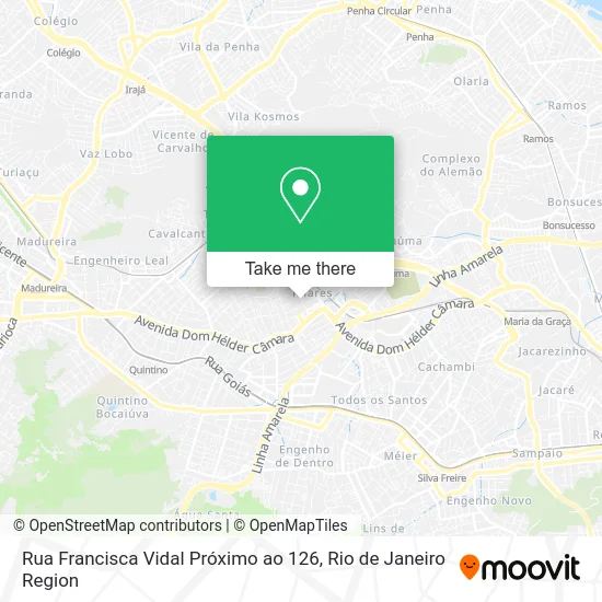 Rua Francisca Vidal Próximo ao 126 map
