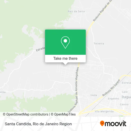 Santa Candida map