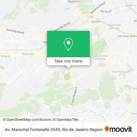 Mapa Av. Marechal Fontenelle 3545