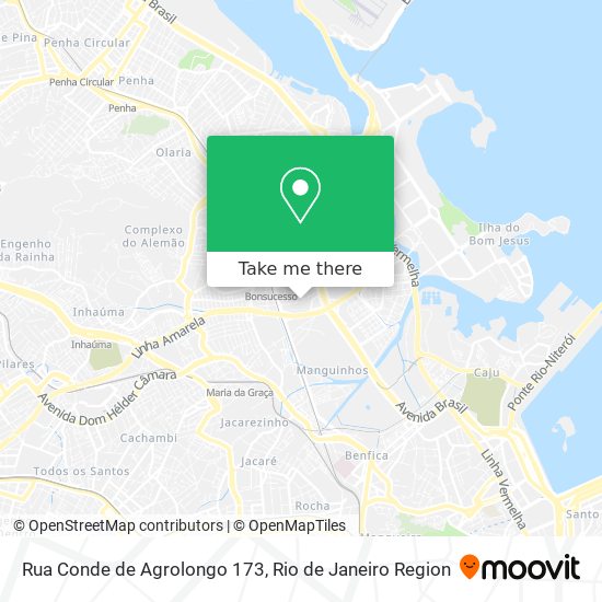 Mapa Rua Conde de Agrolongo 173