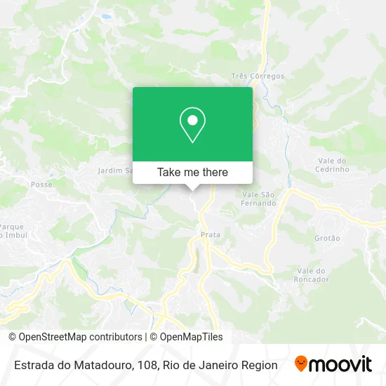 Estrada do Matadouro, 108 map