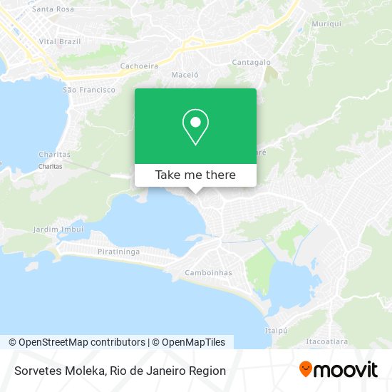 Sorvetes Moleka map