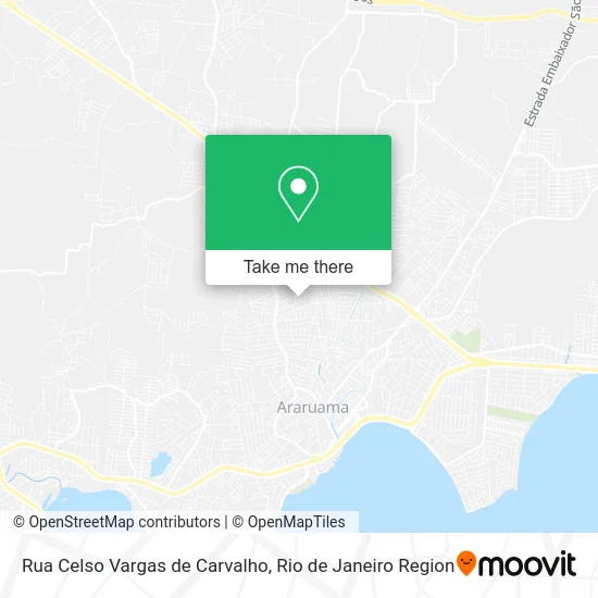 Rua Celso Vargas de Carvalho map