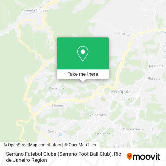 Serrano Futebol Clube (Serrano Foot Ball Club) map