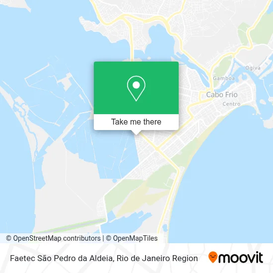 Faetec São Pedro da Aldeia map