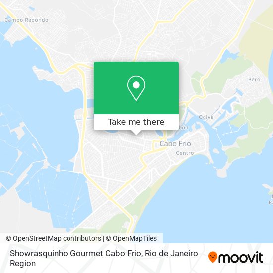 Showrasquinho Gourmet Cabo Frio map