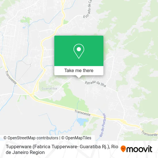 Tupperware (Fabrica Tupperware- Guaratiba Rj.) map