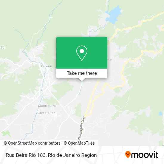 Rua Beira Rio 183 map