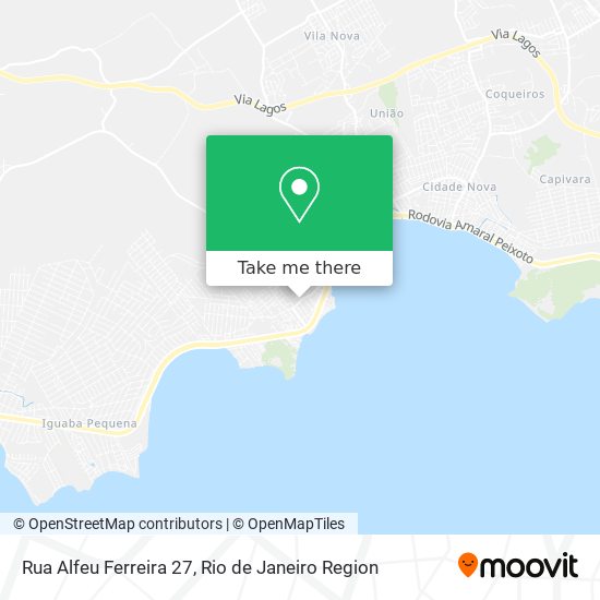 Mapa Rua Alfeu Ferreira 27