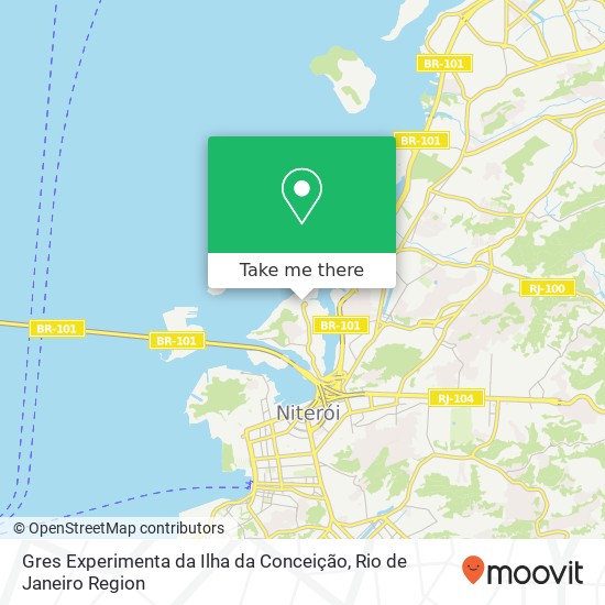 Gres Experimenta da Ilha da Conceição map