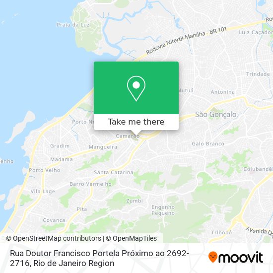Rua Doutor Francisco Portela Próximo ao 2692-2716 map