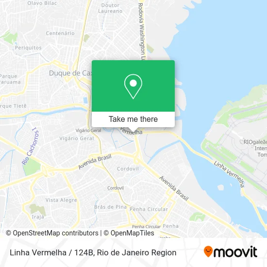 Linha Vermelha / 124B map