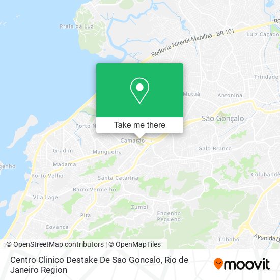 Centro Clinico Destake De Sao Goncalo map