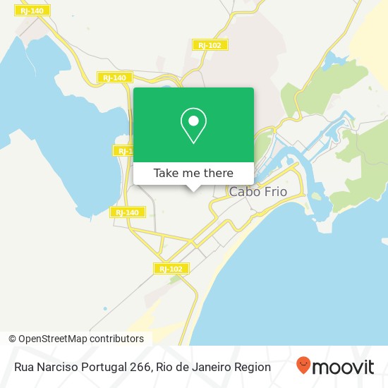 Rua Narciso Portugal 266 map