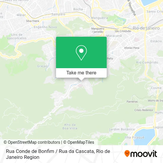 Rua Conde de Bonfim / Rua da Cascata map